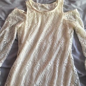 Off-White Lace Dress